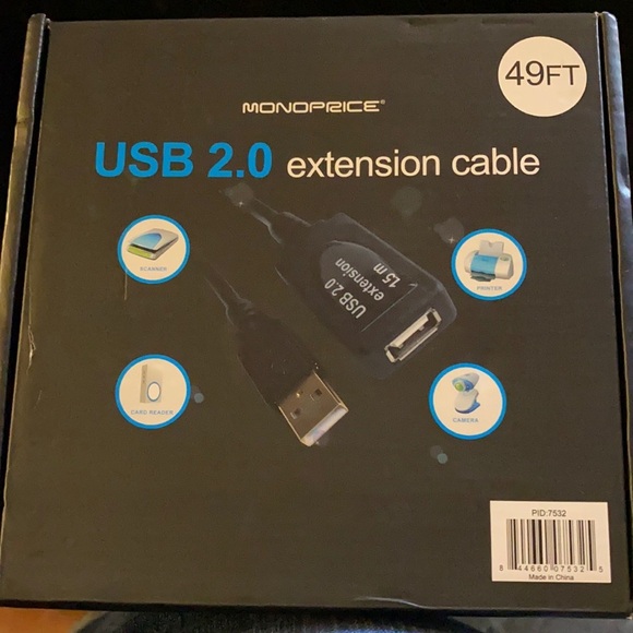 Monoprice 49ft 15M USB‎ 2.0 - Picture 1 of 3
